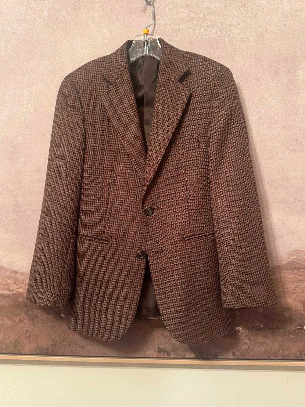 Chaps Boys  houndstooth check Brown  Blazer / Size 10R